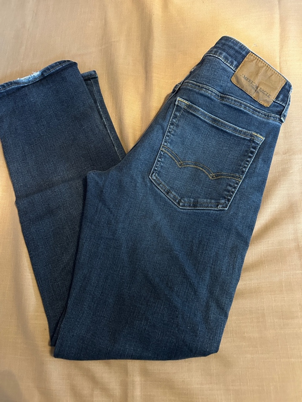 EUC American Eagle Outfitters Dark Indigo Original Straight Jeans